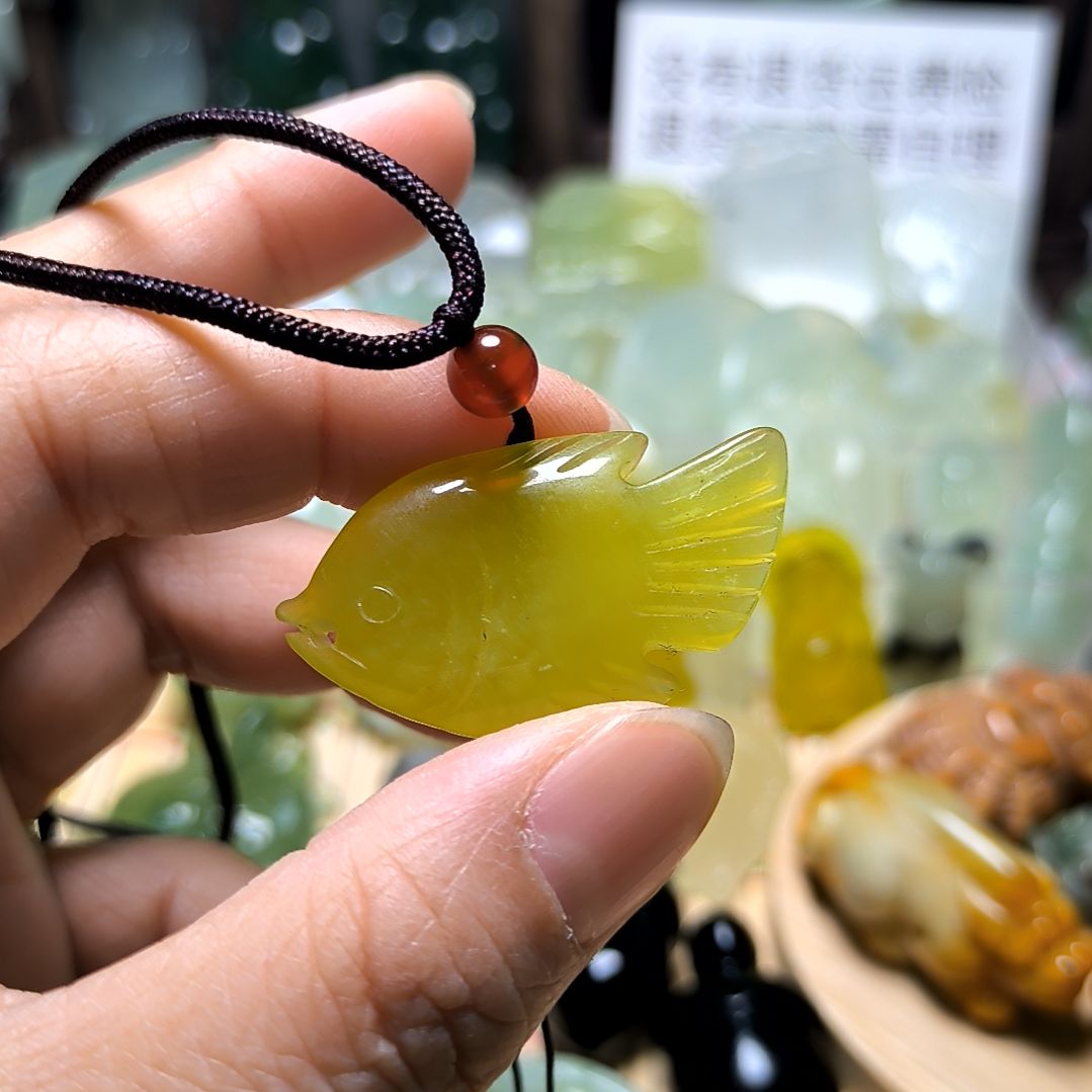 岫玉吊坠(不含链)未镶嵌唔****8