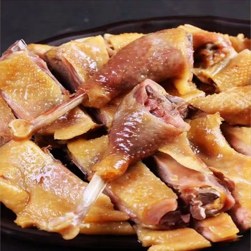 湖北荆门特产风干鸡750-800克大鸡无翅爪轻盐腊鸡