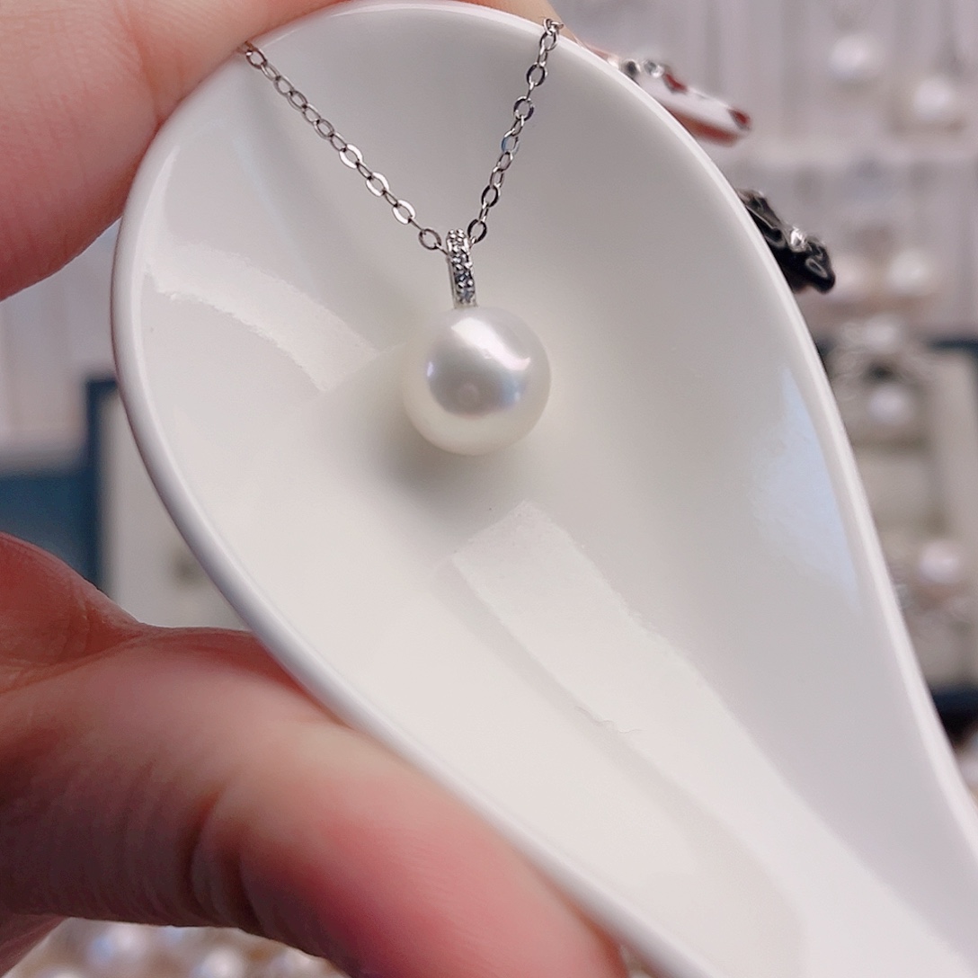 未镶嵌淡水珍珠吊坠(赠链)