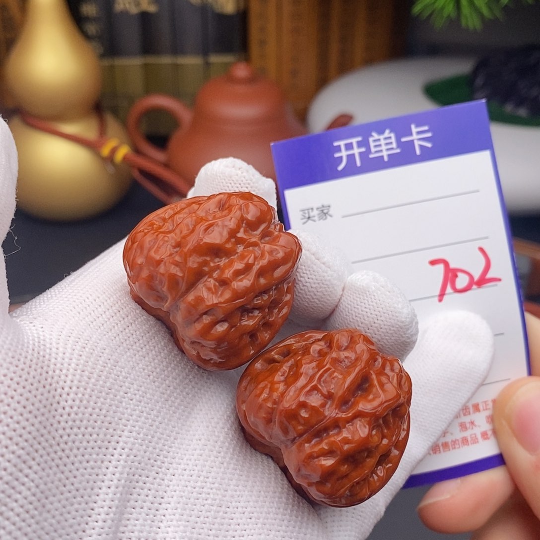 把件文玩核桃34蛤蟆头702