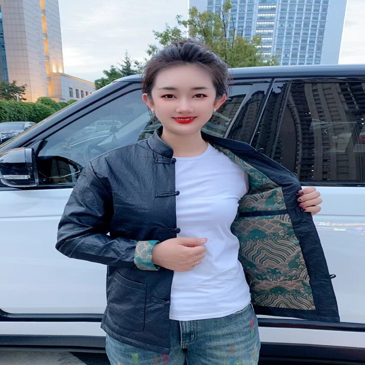  2025早秋季新款男士盘口休闲唐装外套D-007款