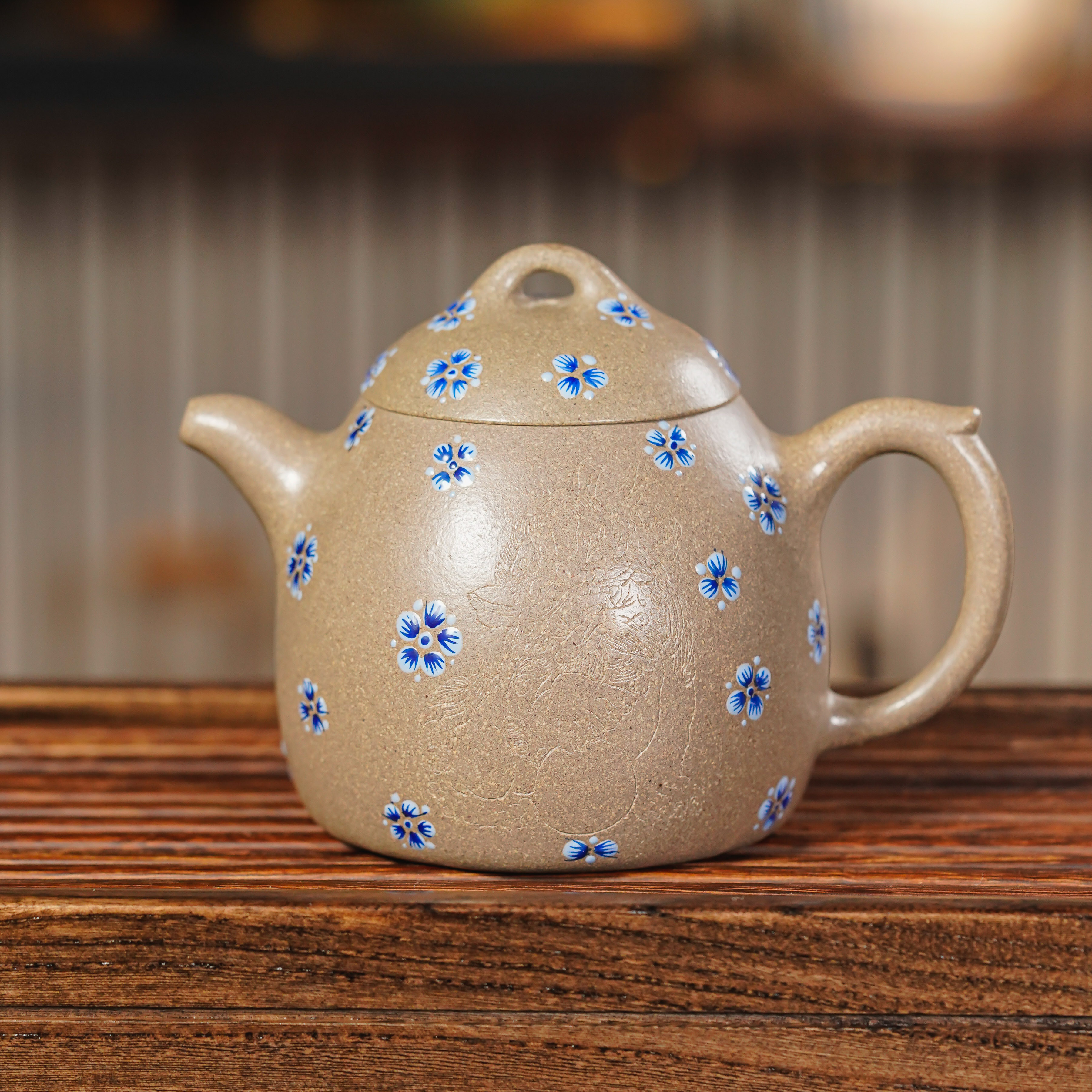 YL-014  宜兴手工紫砂 秦权