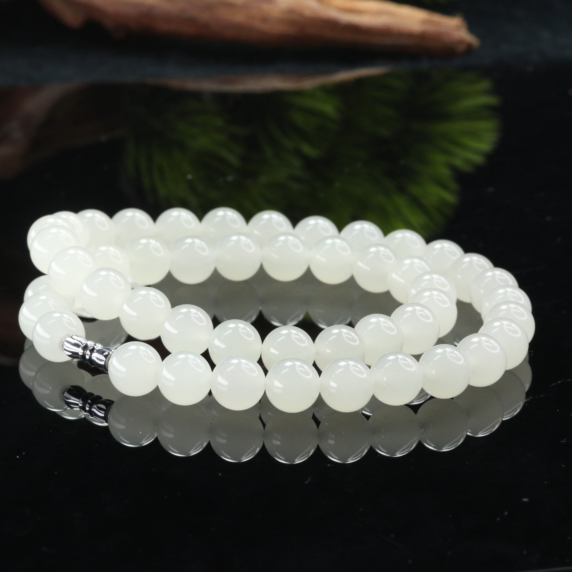 15和田玉一级白项链/400388北京中保拍卖