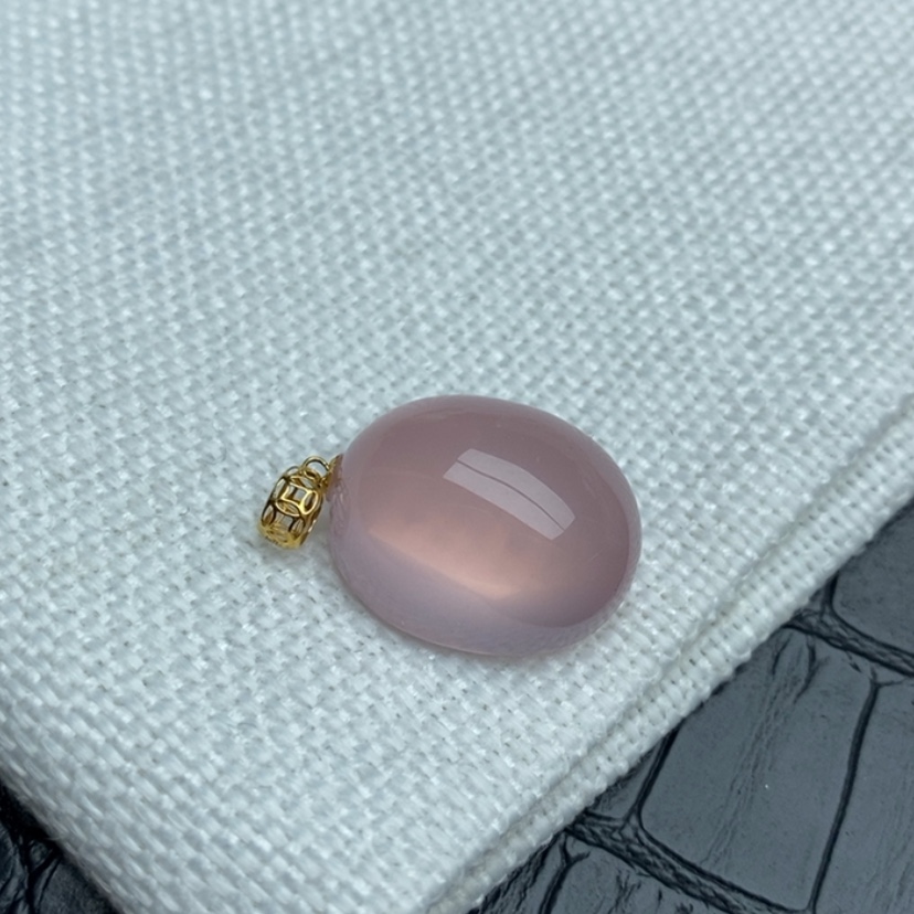 【闪购商品】水晶吊坠18K金镶嵌吊坠