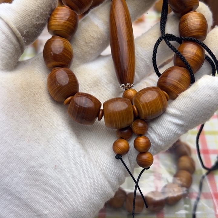 阿***楠柏木（崖柏）陈化老料手串把件 