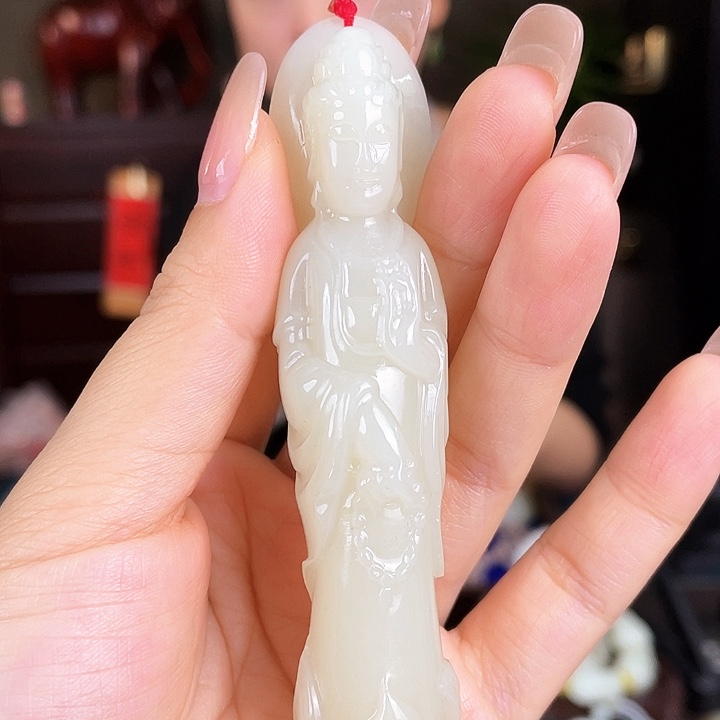 和田玉未镶嵌颈饰定制发货