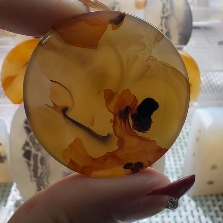 玛瑙/玉髓未镶嵌项链