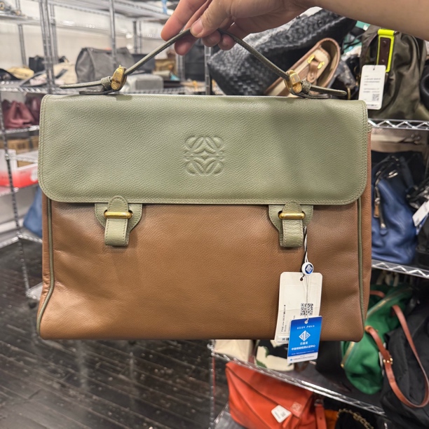 95新 LOEWE/罗意威 【龙】22PP04 手提公文包