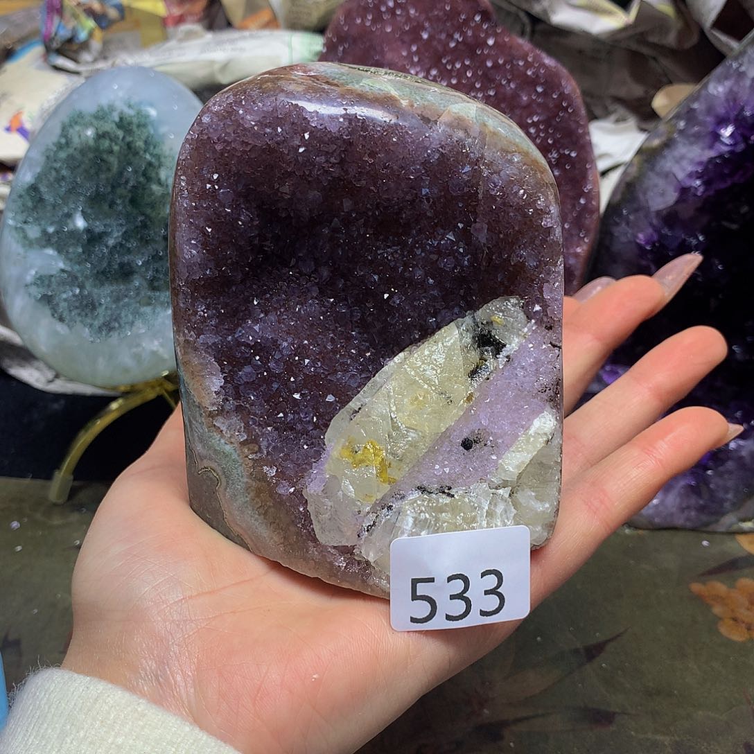 紫晶大型摆件（非配饰）未镶嵌