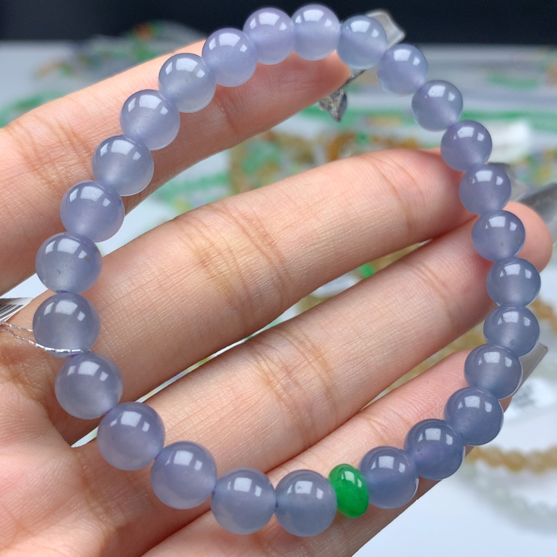 翡翠手链未镶嵌卡