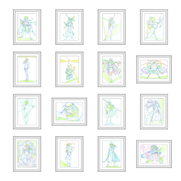 【海贼王】ILLUSTRATION WORKS相框原画冰箱贴盲抽（直播代拆）