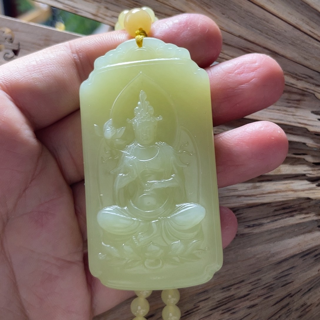 和田玉吊坠(赠链)未镶嵌