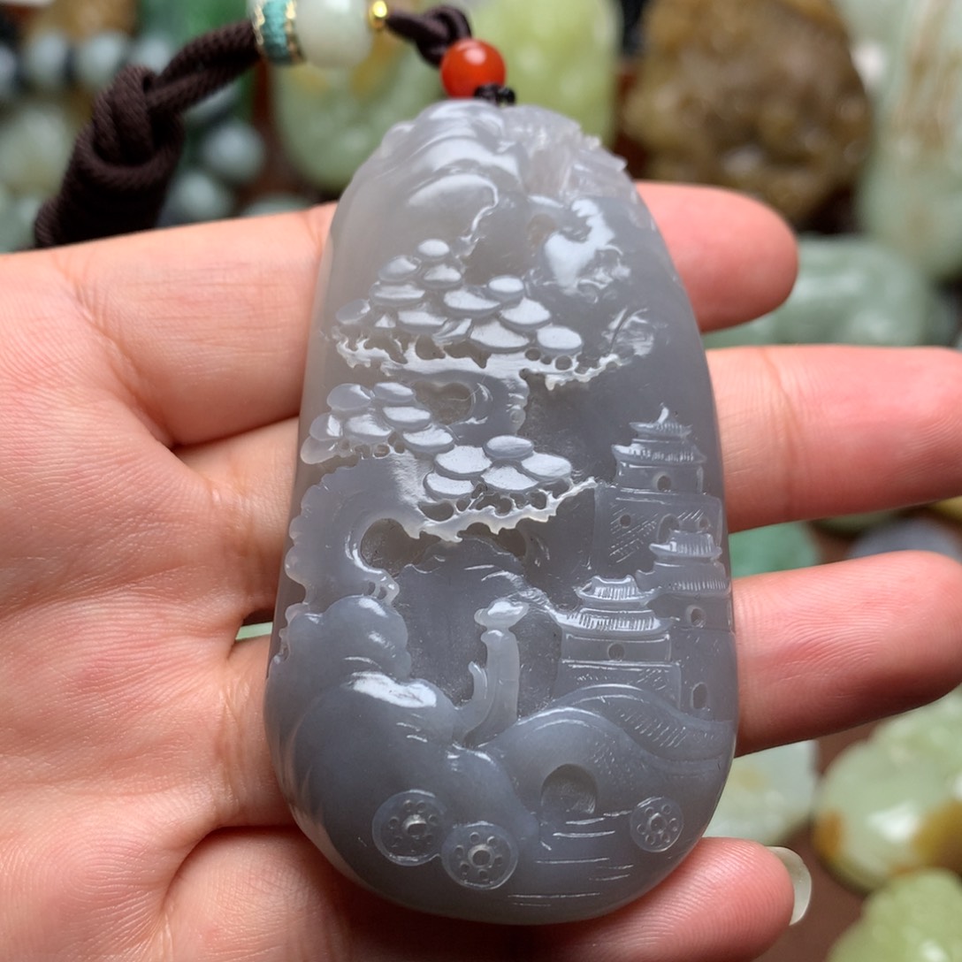 和田玉挂件未镶嵌