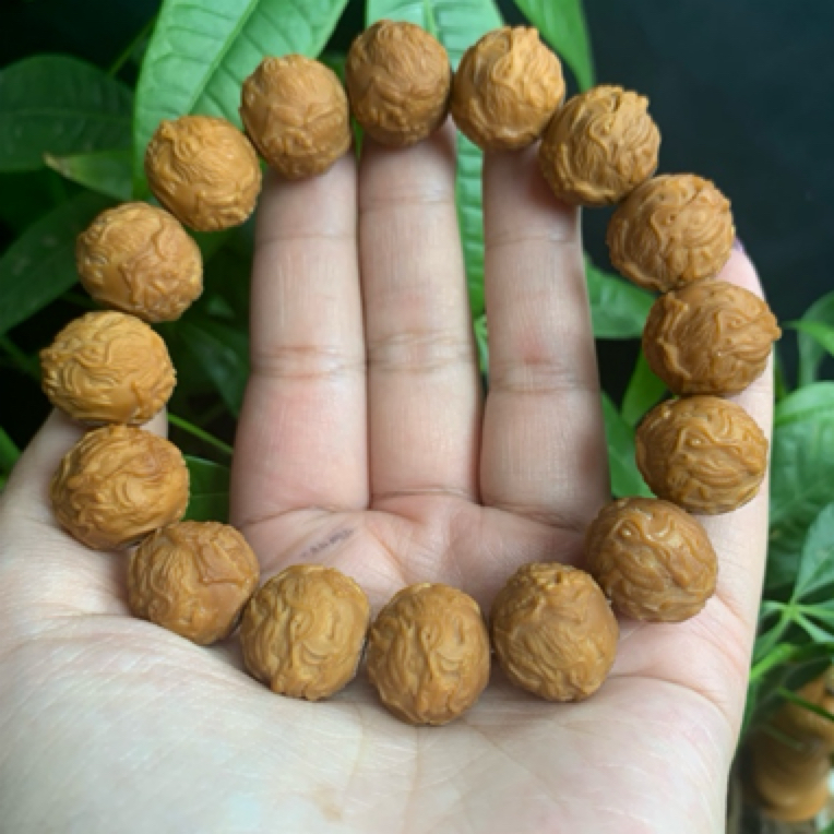 小杜.属相龙猴头核桃二等手串（非全品介意勿拍）