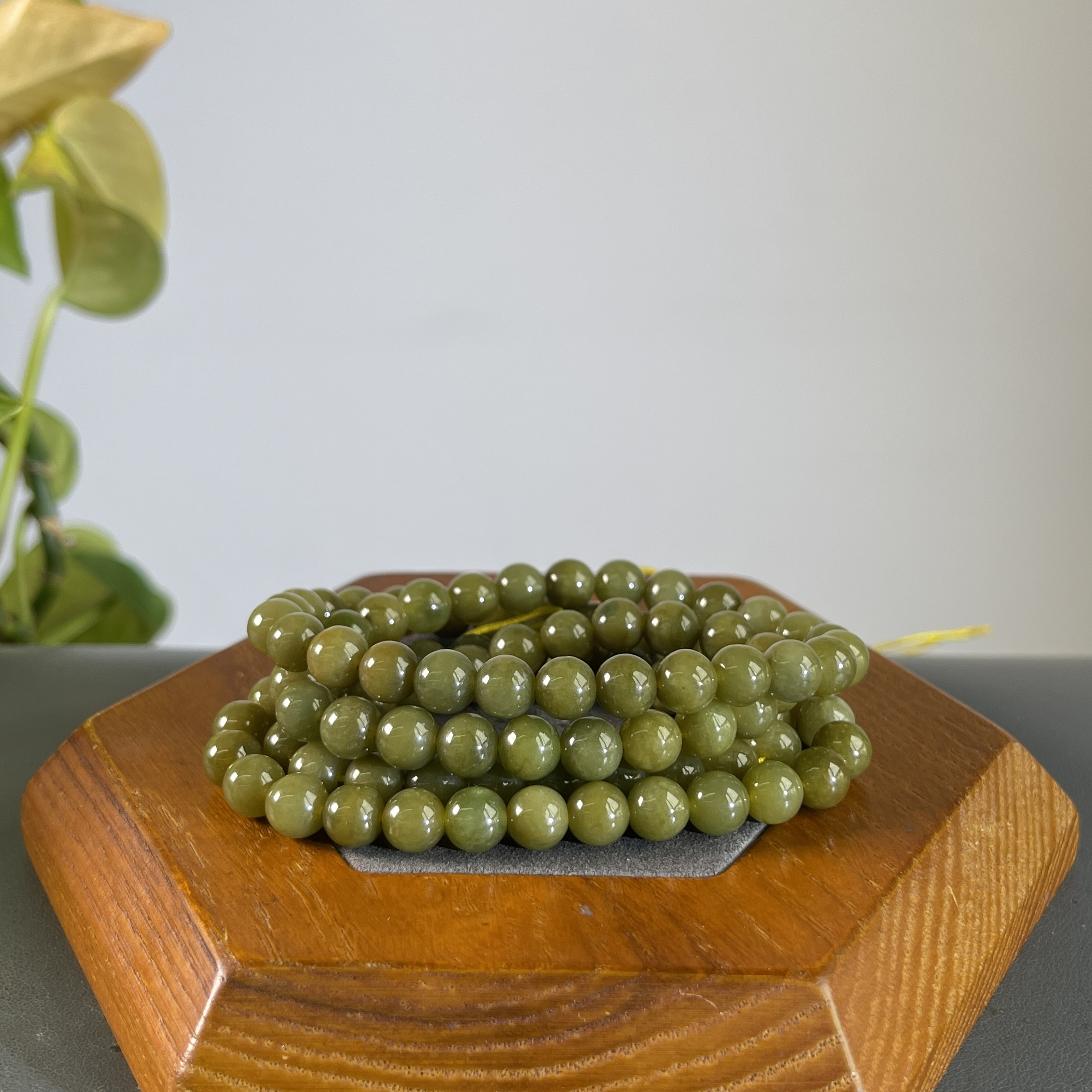 JXA11-223  天然缅甸A货翡翠  翡翠珠链（含配饰）