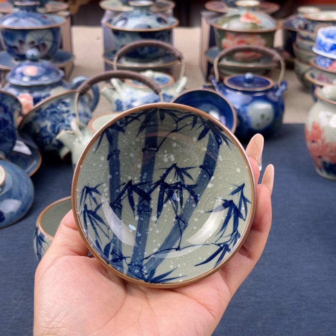 杯景德镇手绘手工茶具