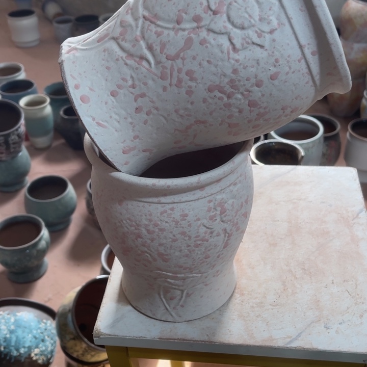 花盆紫砂口径15高度19两只正品