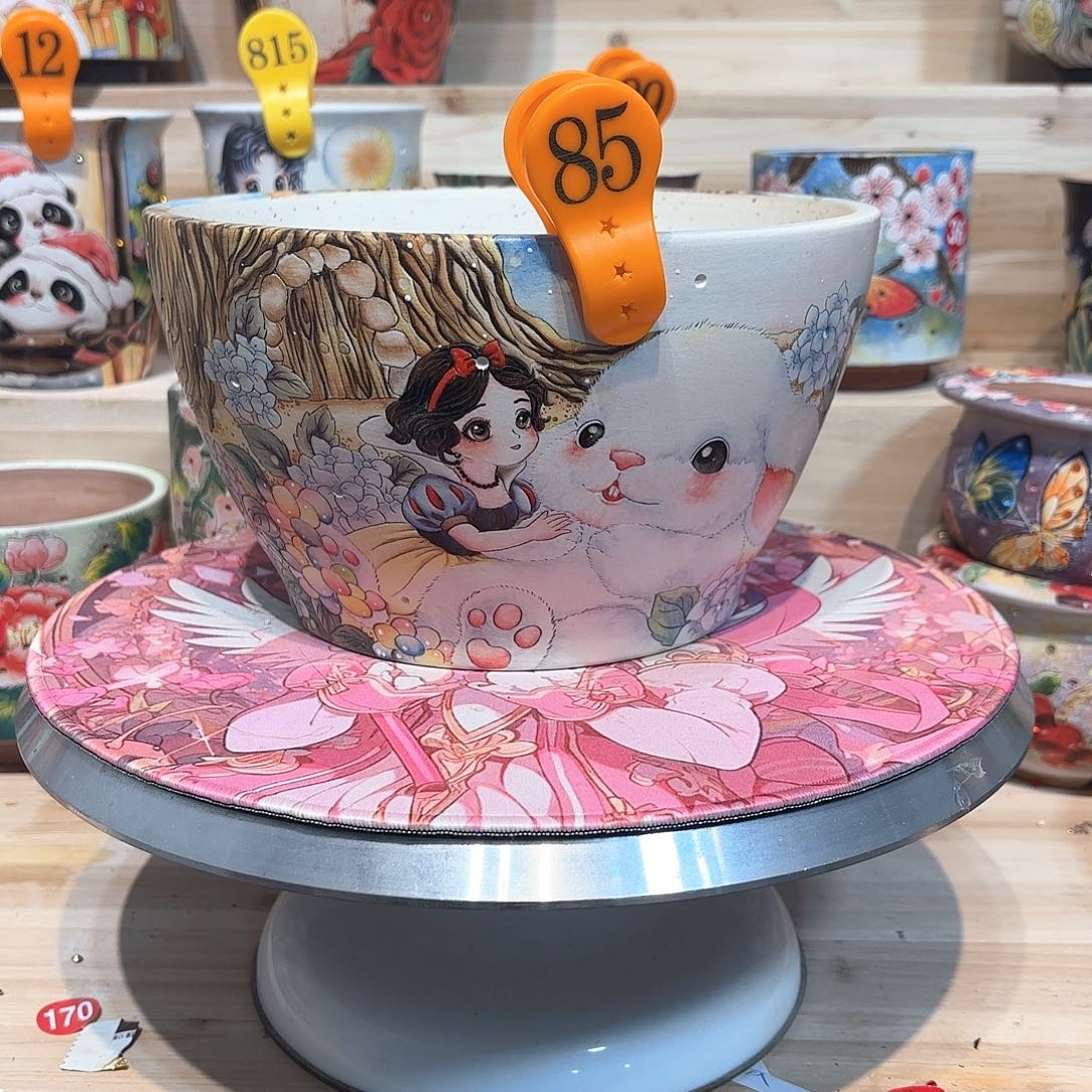 紫砂花盆手工花盆默认微瑕20/13
