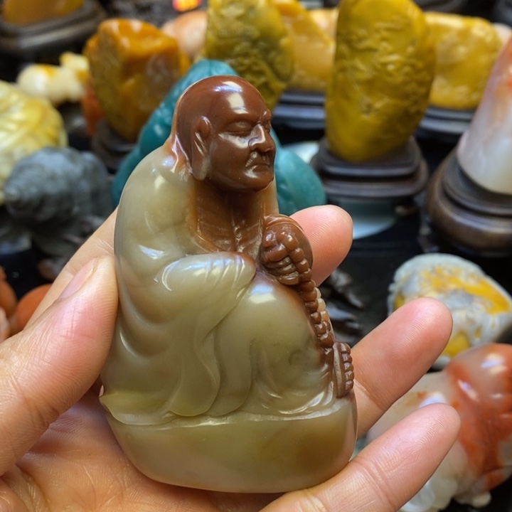 寿山石一****夕寿山石¥¥¥¥¥