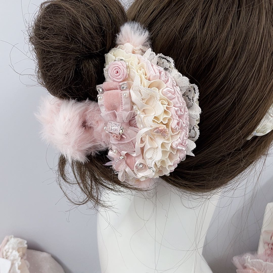 布艺铁合金发夹发饰