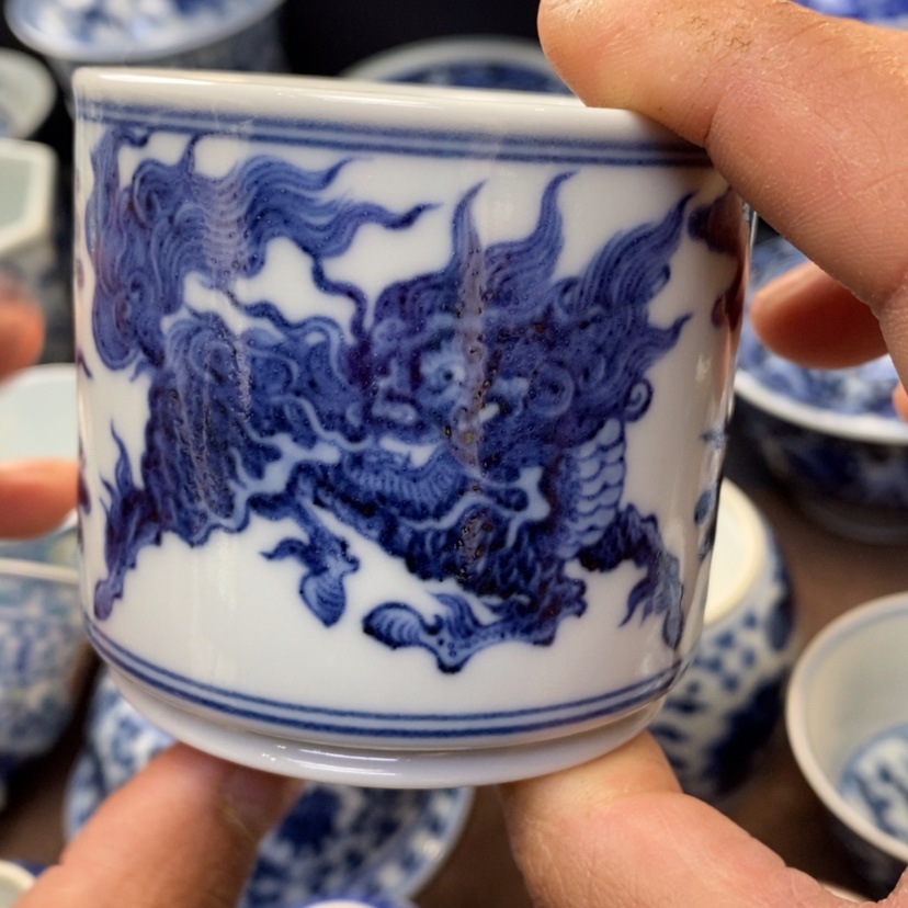 【闪购商品】景德镇青花主人杯