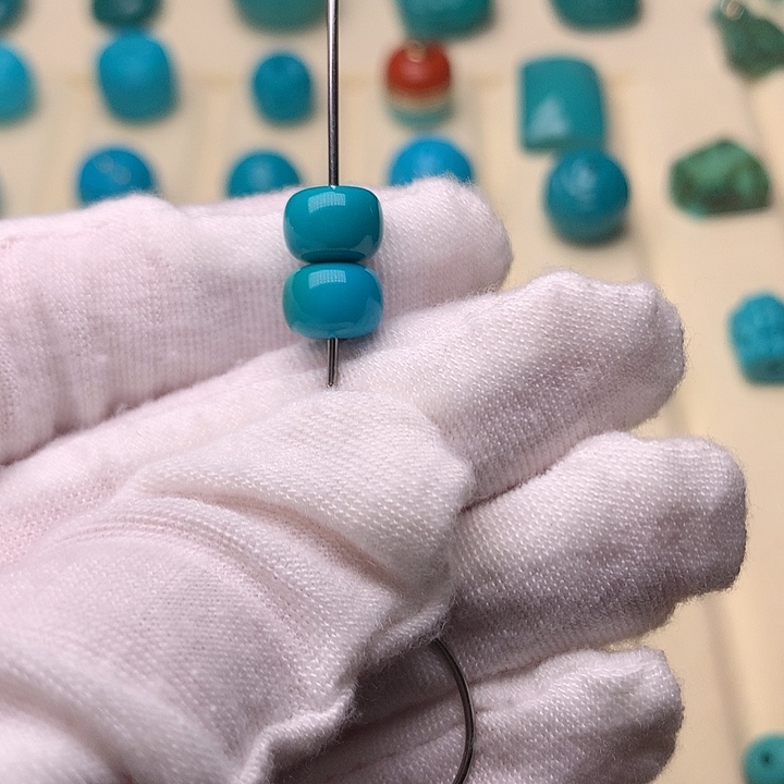 绿松石未镶嵌回纹12.5老型7.9