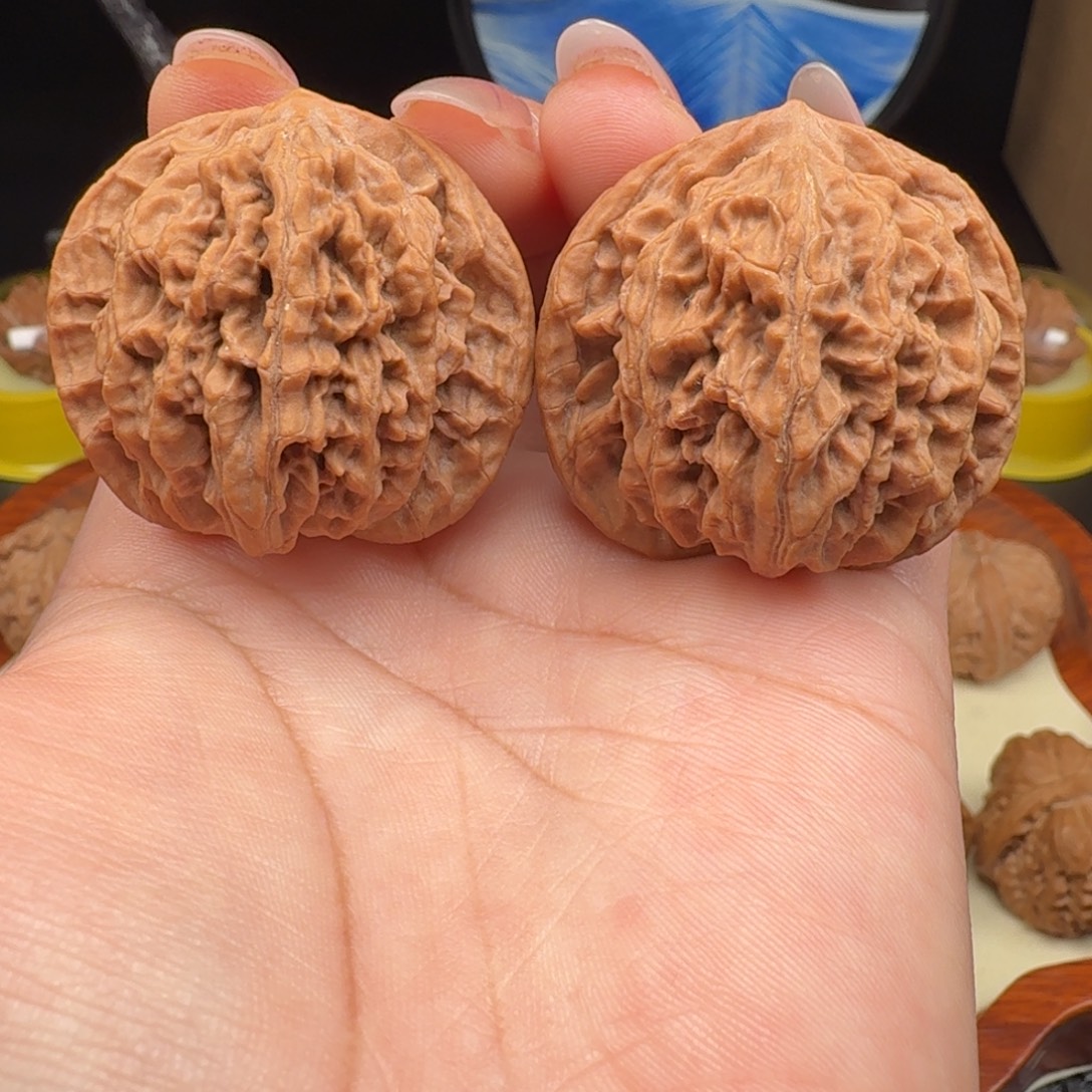 把件文玩核桃全品盘龙纹40