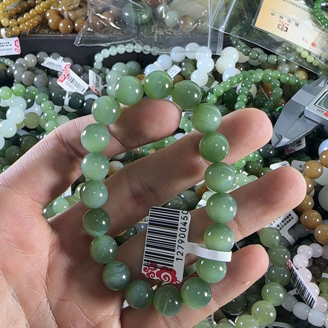 和田玉手链未镶嵌72