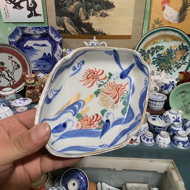 瓷片舶来瓷器满28包邮当日凑单