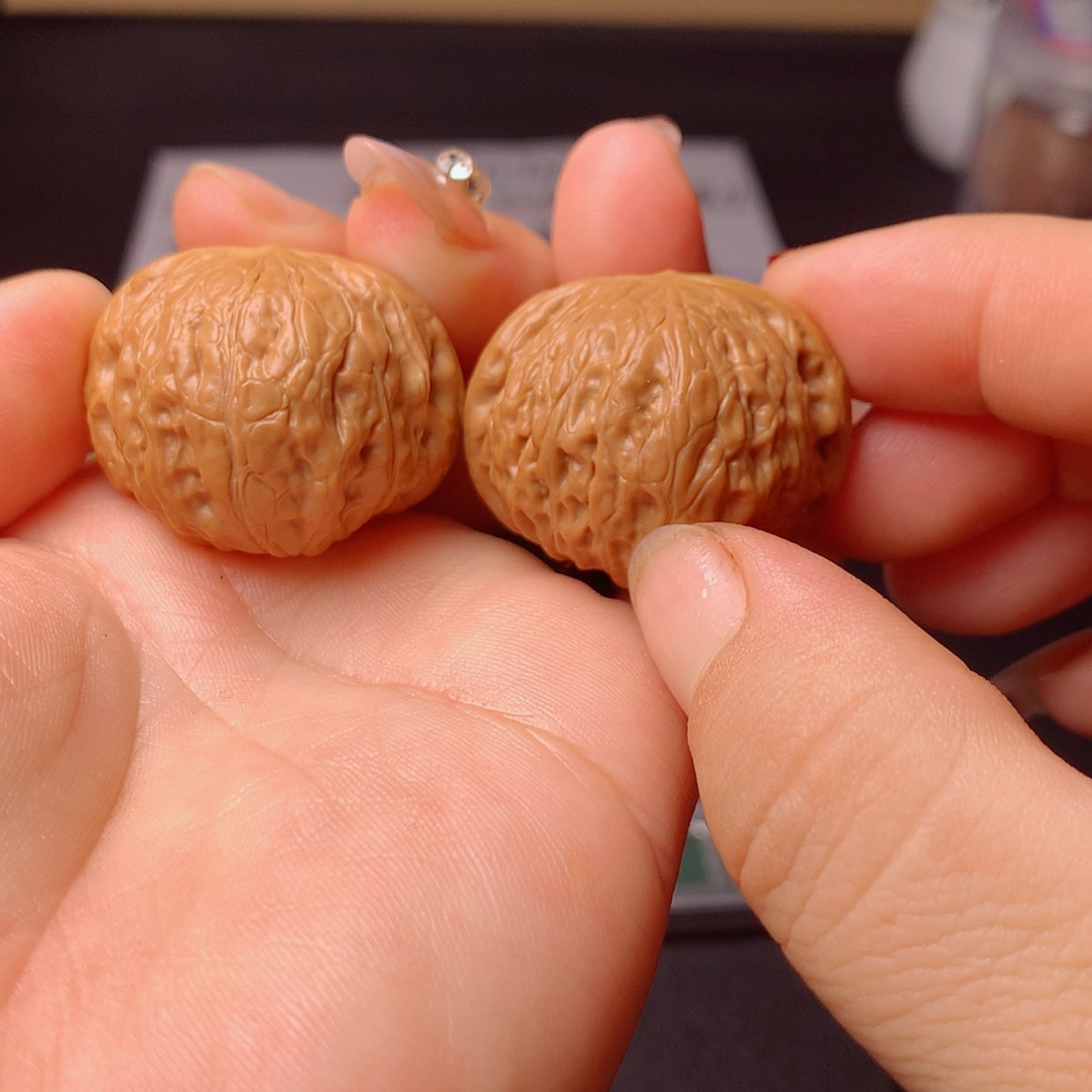 【闪购商品】文玩核桃把件铁锤34微修