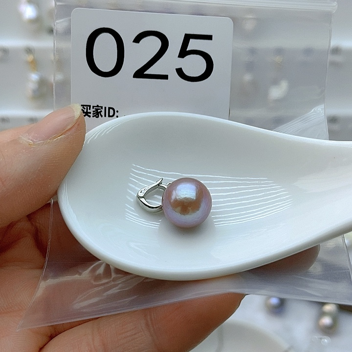 淡水珍珠颈饰银S925镶嵌