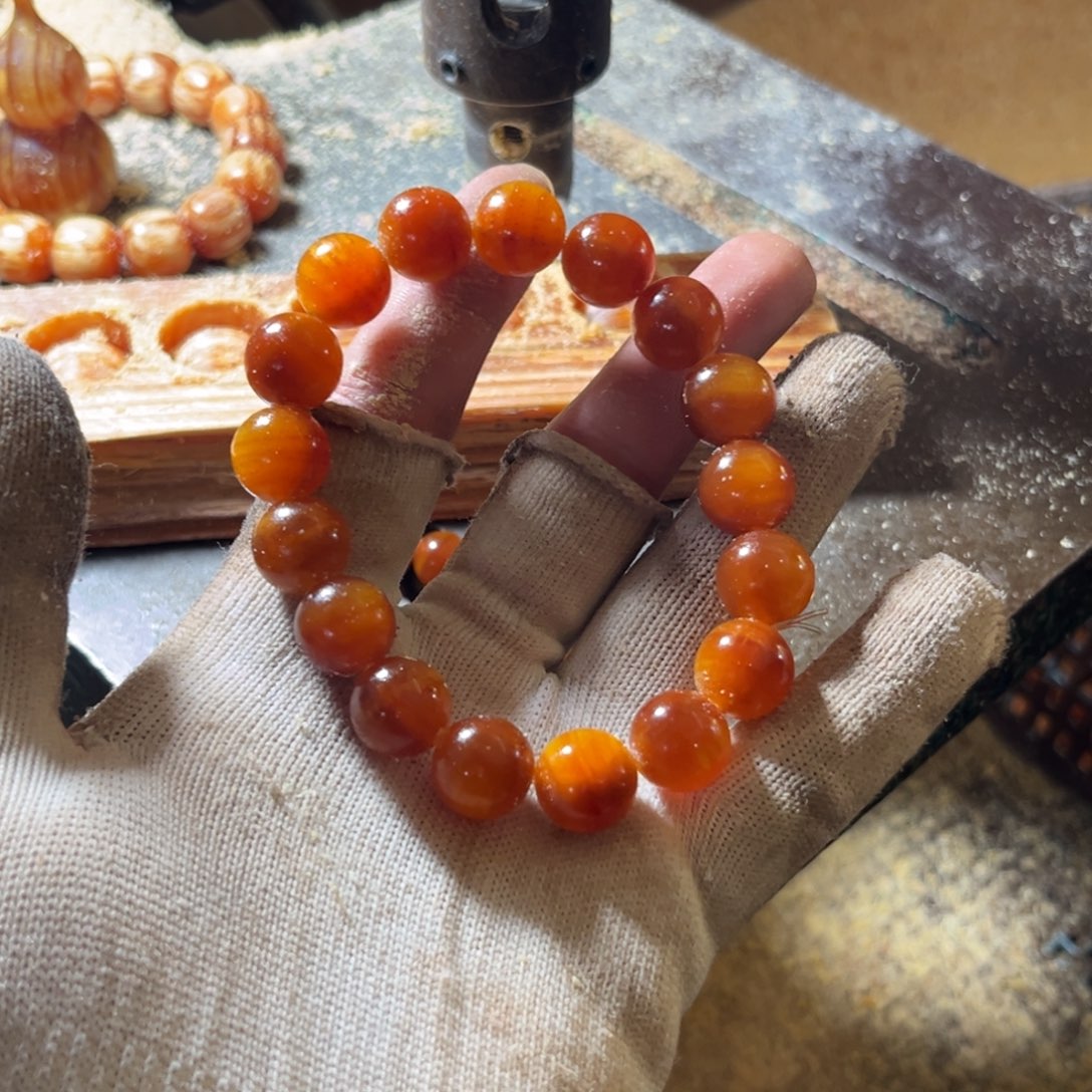 手串/手链松木（琥珀木）1.3固化包浆