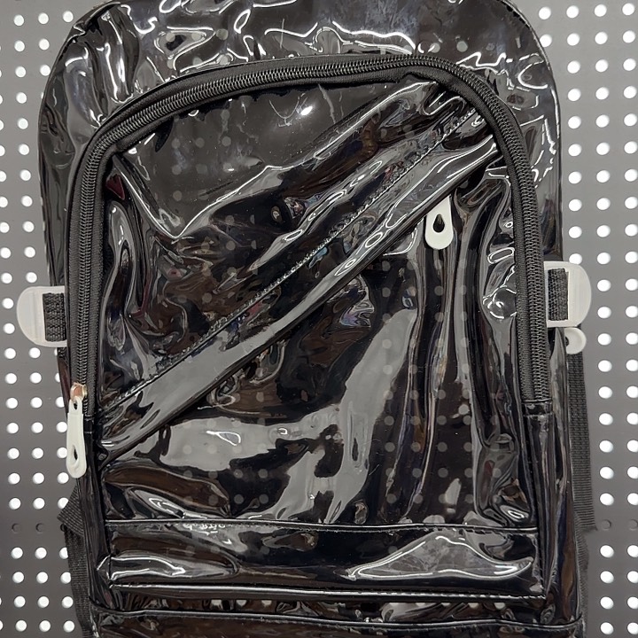 黑色透明包发一个