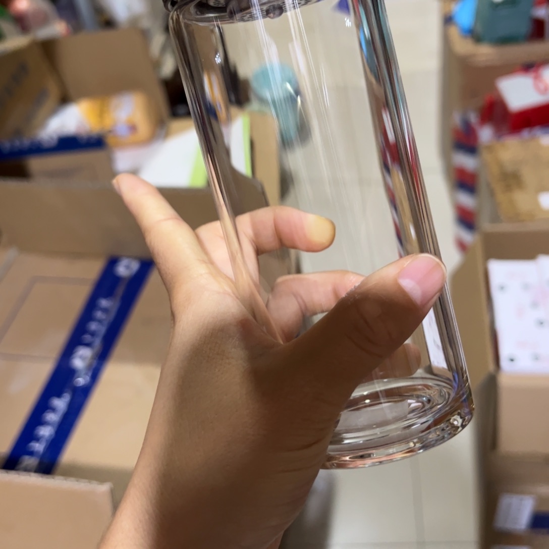 玻璃杯4104101205黑色单层烫手玻璃杯