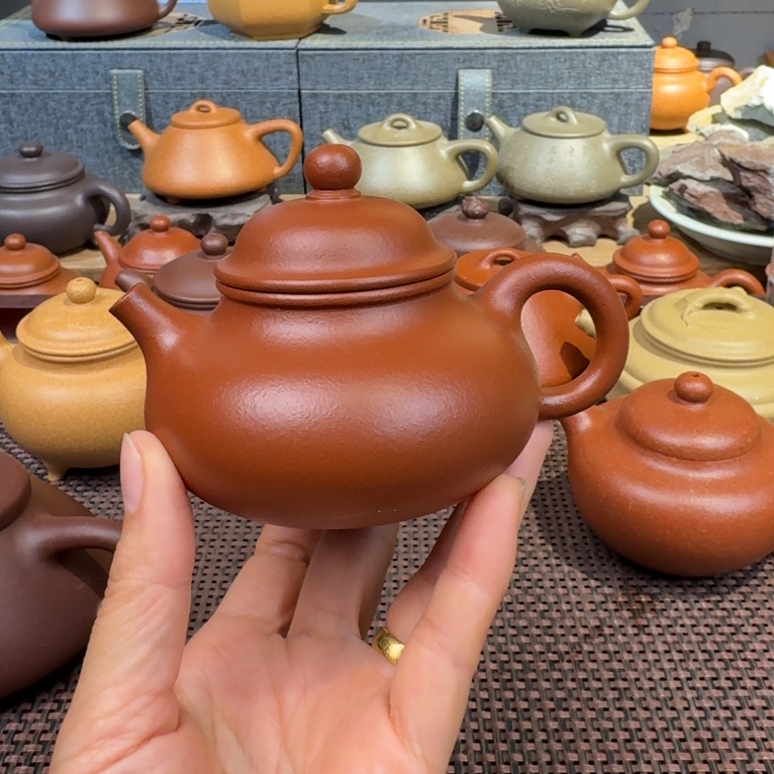 朱泥茶壶140毫升左右