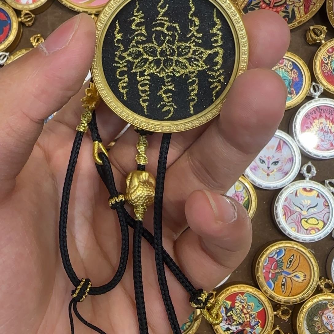 吊坠柏****^木槿手绘直播间A001