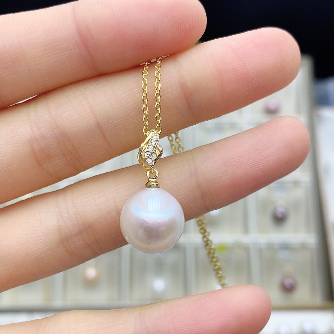 淡水珍珠颈饰合金