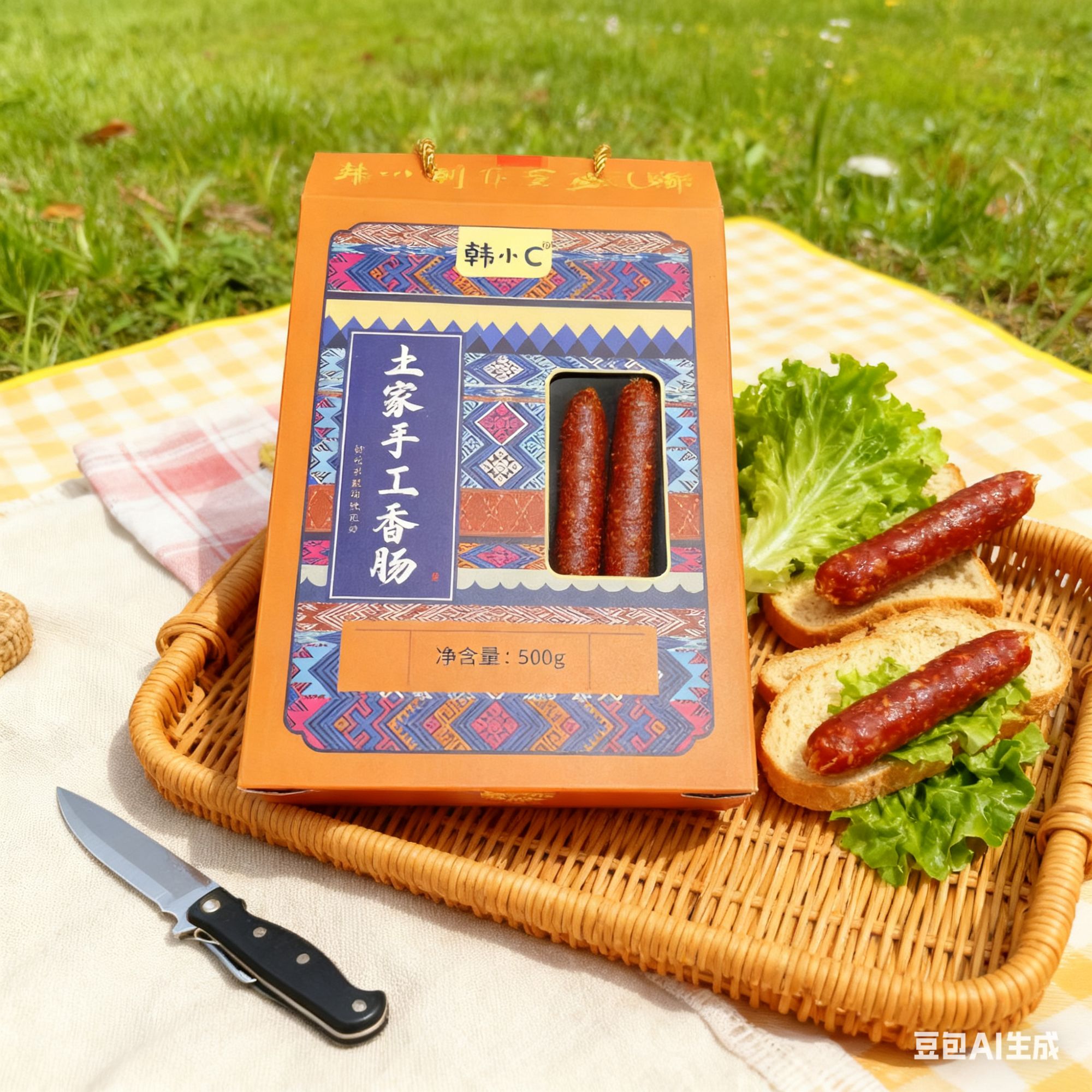 土家手工香肠（盒）/鲜香可口/民族特色晚上必备充饥食品