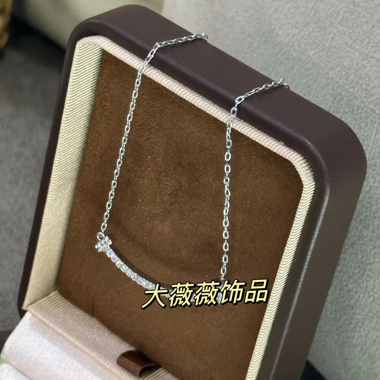 铜合金项链 轻奢百搭笑脸项链-67361