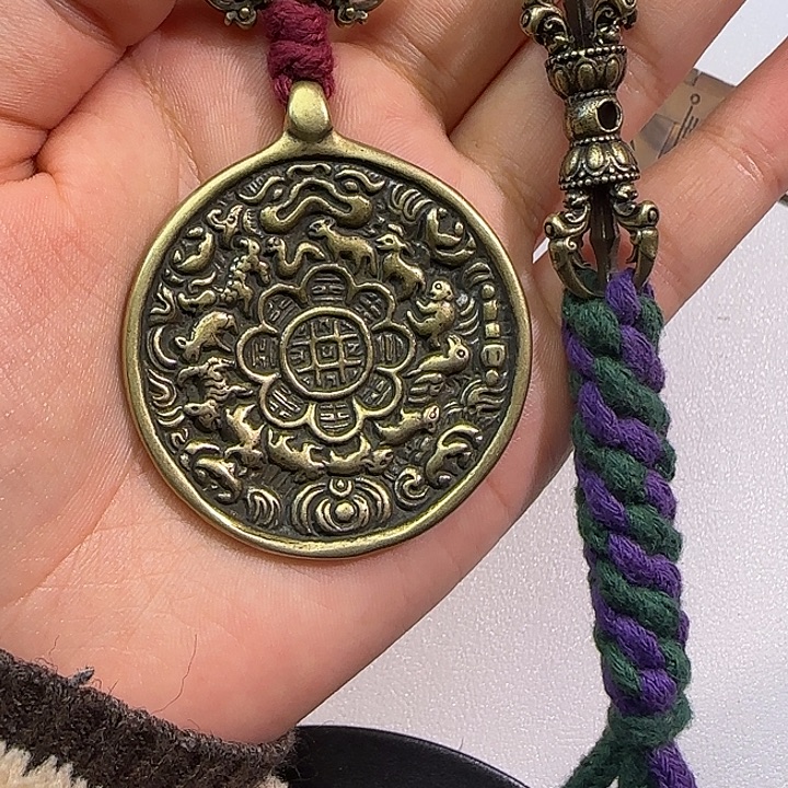 萧***萧手串/手链核桃藏传工艺品九宫八卦