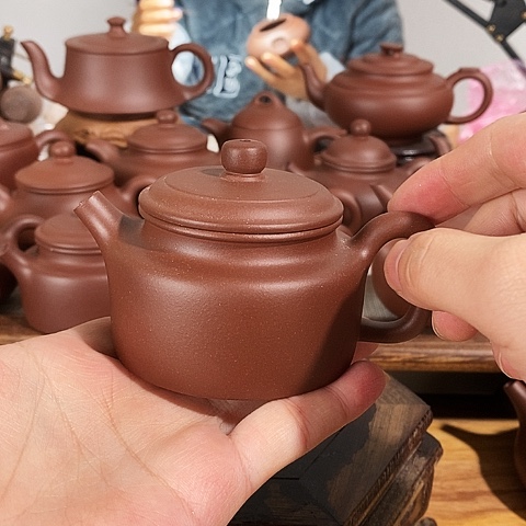 紫砂茶壶棉**～约150c c德钟原矿紫泥