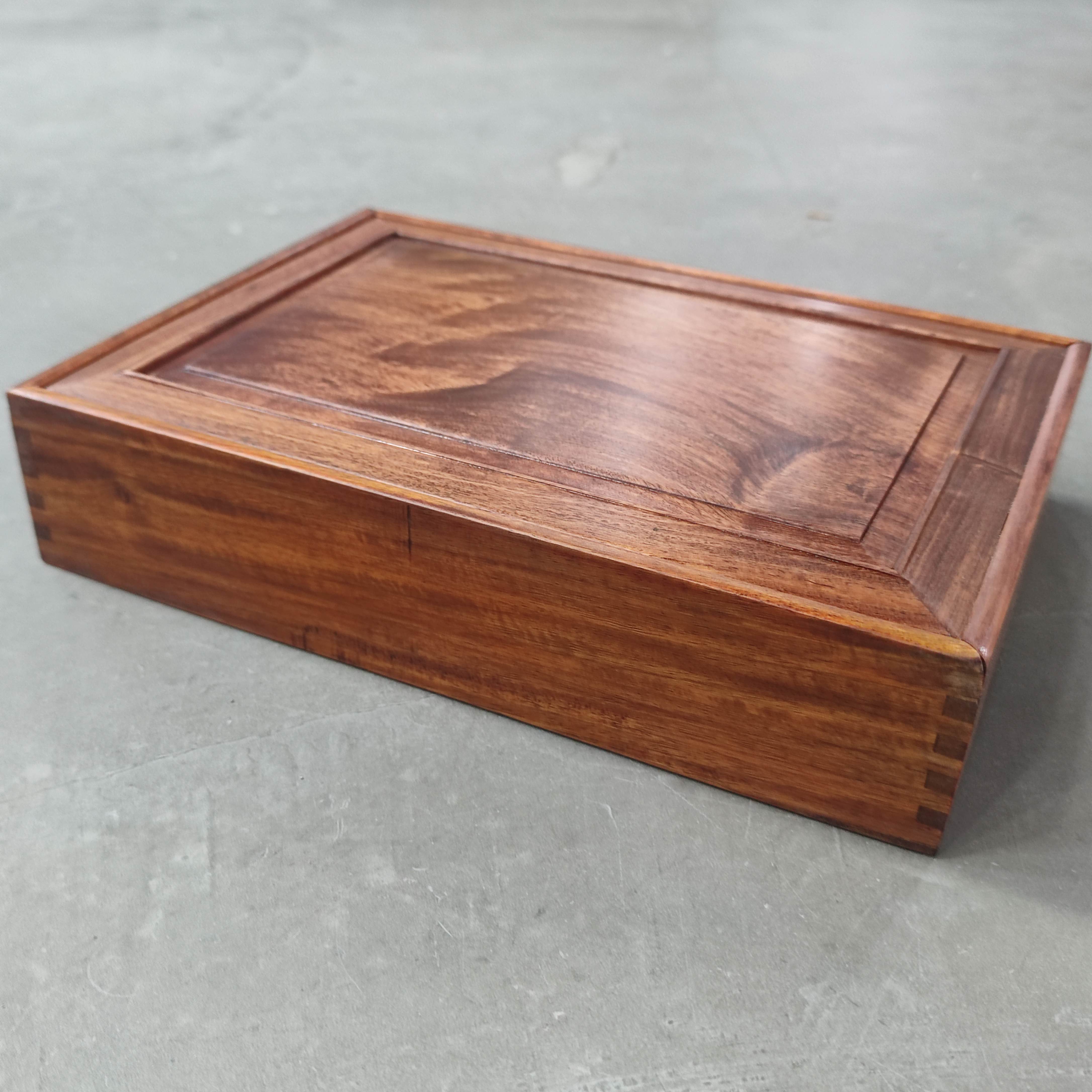 269 大果紫檀32*22.5*7实木质文件盒收纳盒