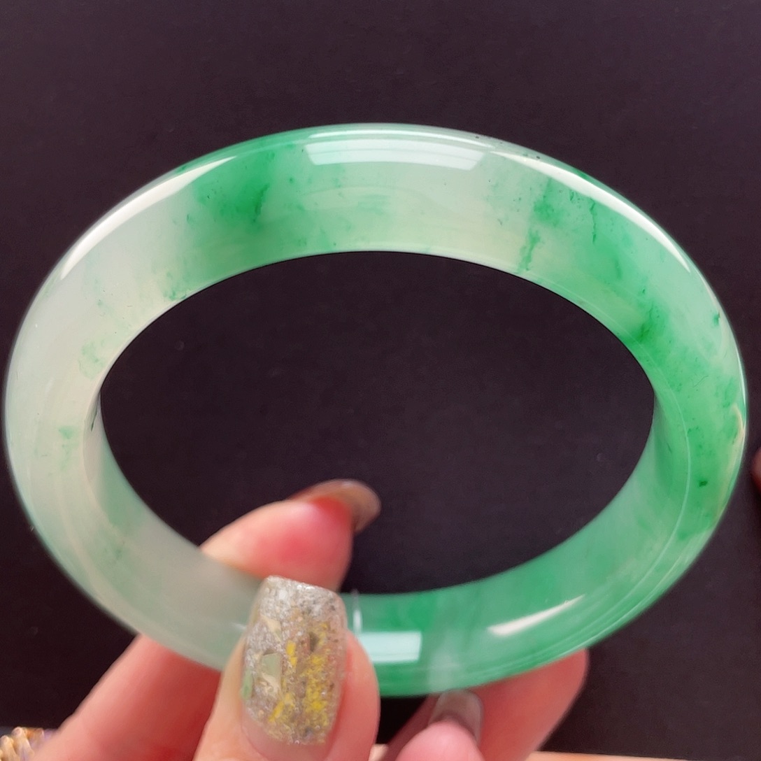 石英质玉未镶嵌手镯56-57