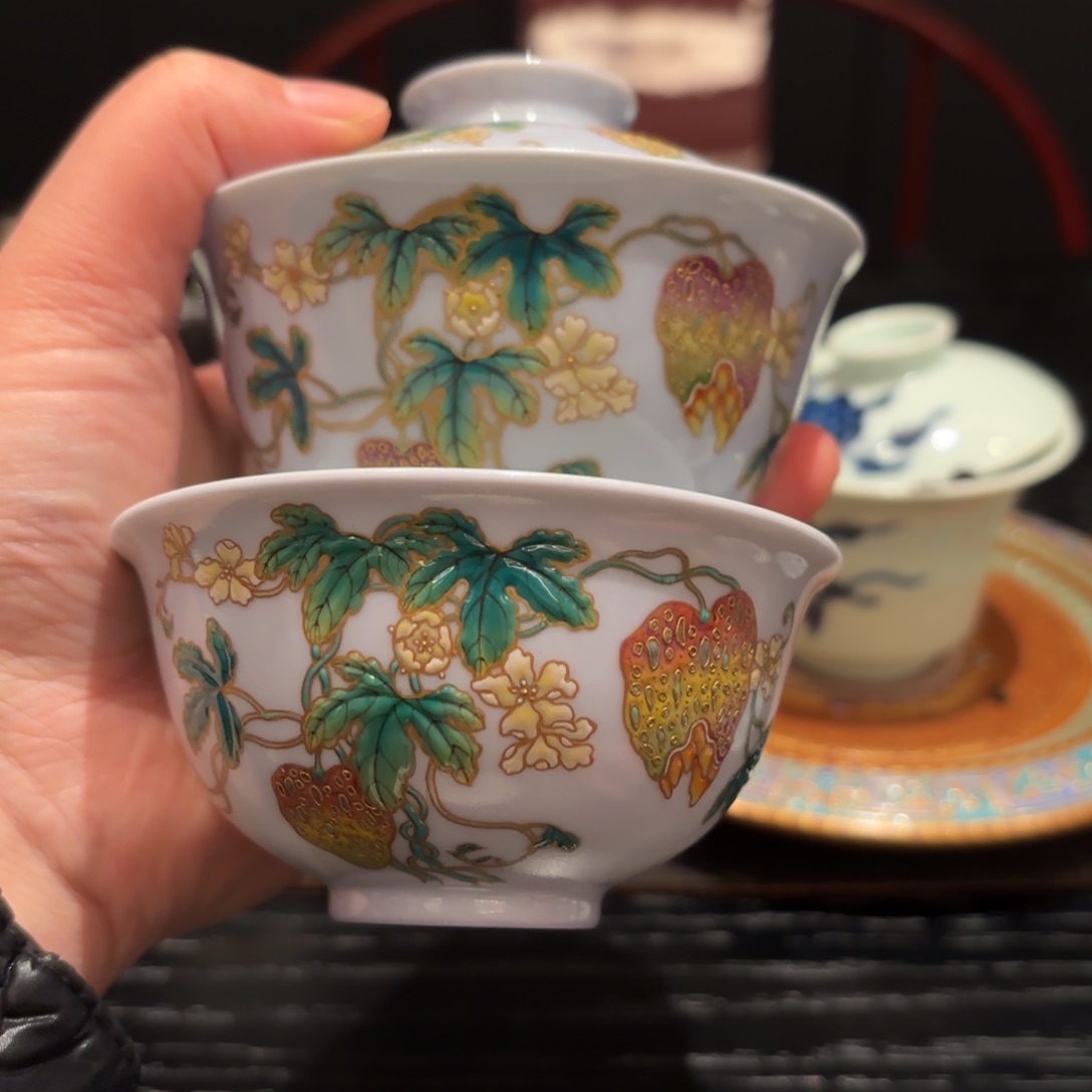 我***眼景德镇陶瓷宝蕴阁癞瓜套组