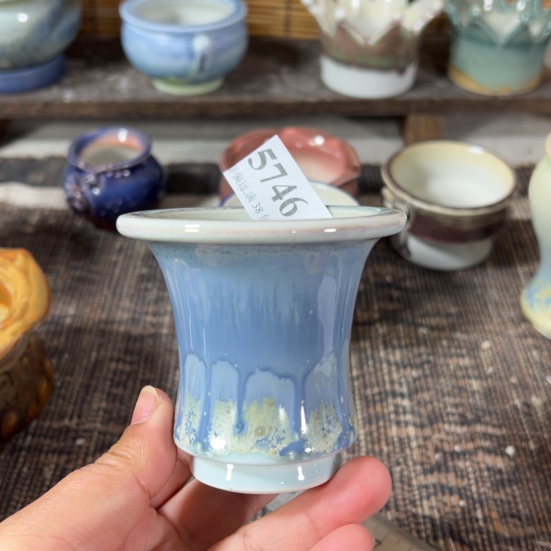 红陶景德镇手工花盆