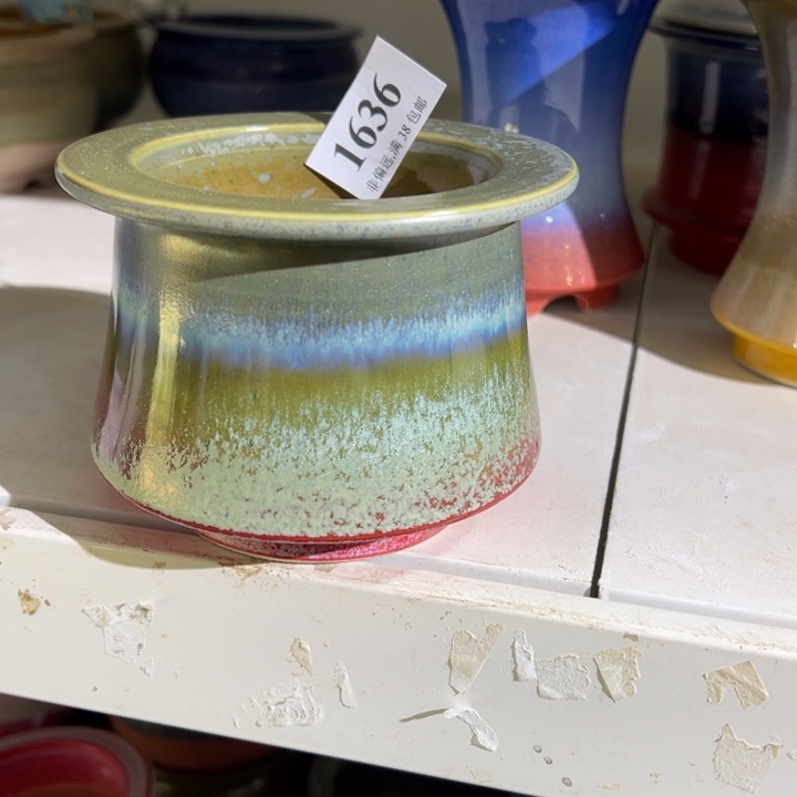 口8 手工花盆满30包邮