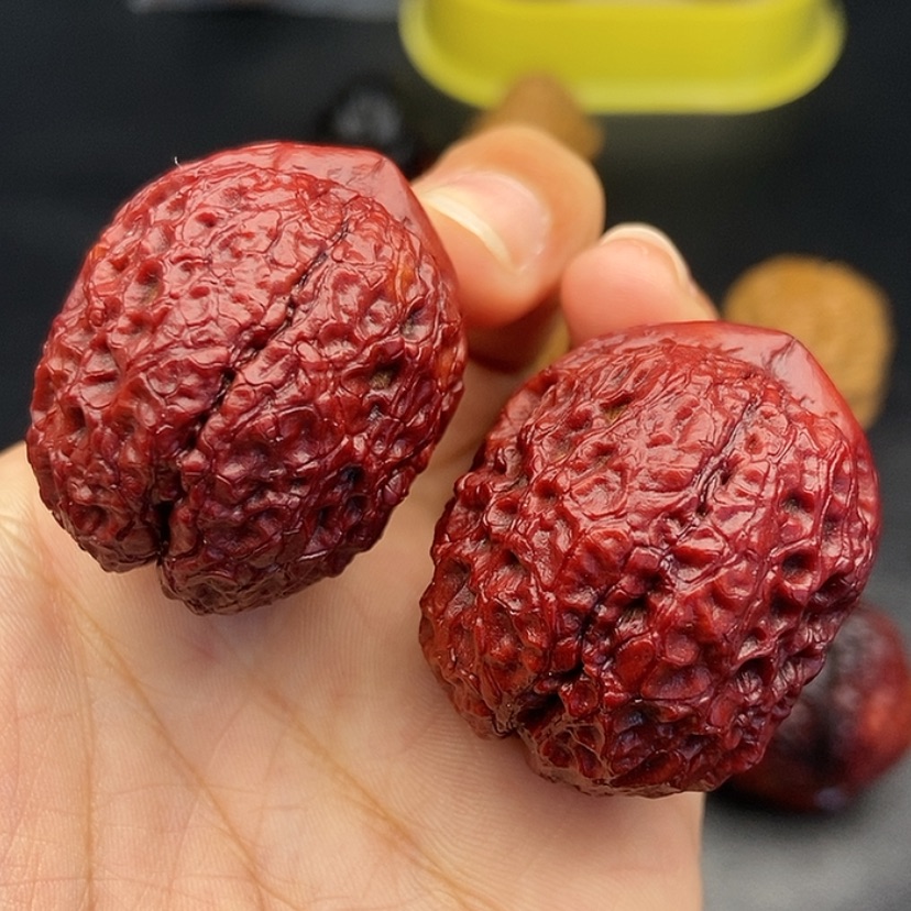 【闪购商品】把件文玩核桃40尺金蟒元宝