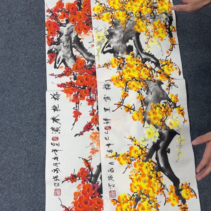 国画纯手绘作品欣赏图