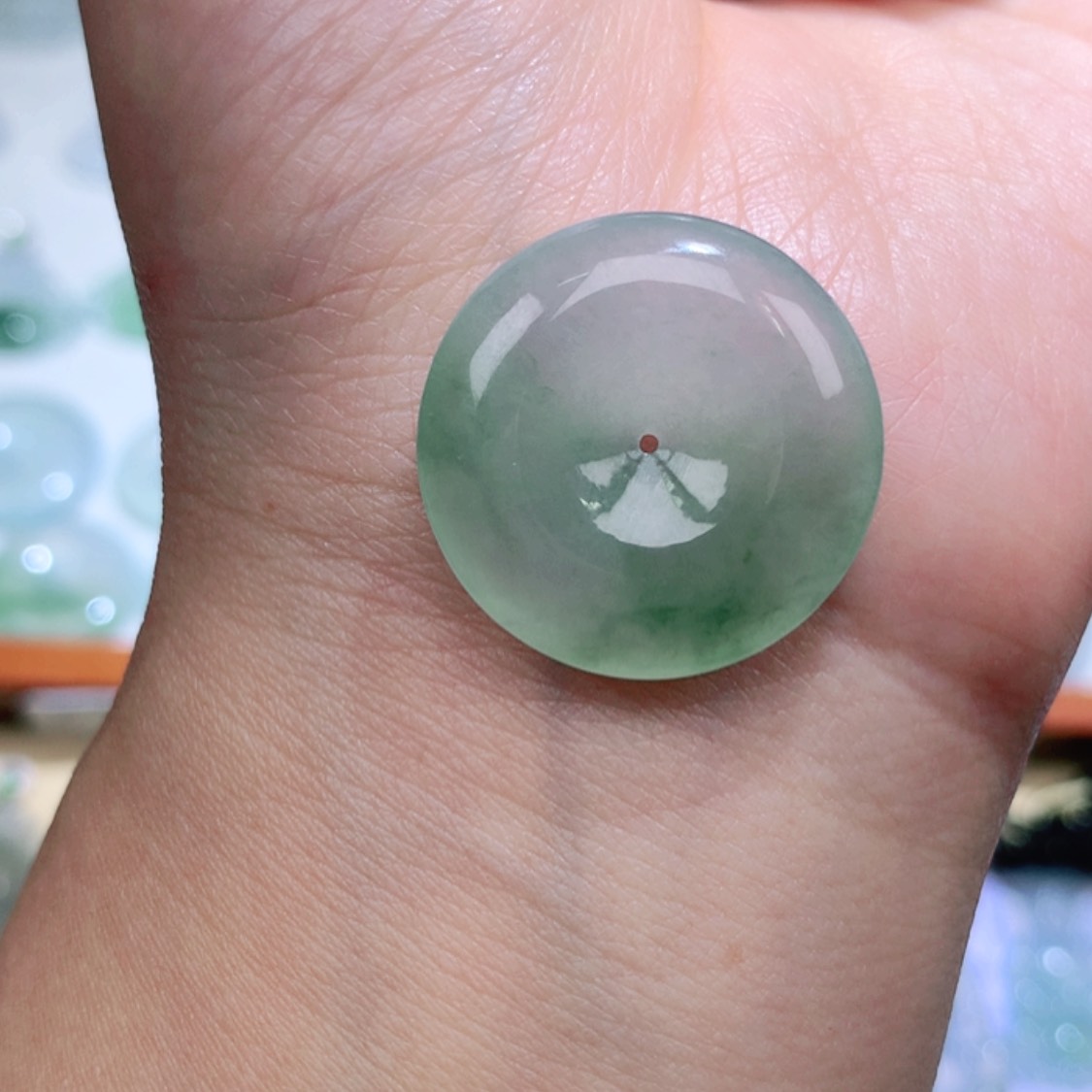 【闪购商品】翡翠颈饰未镶嵌平安扣