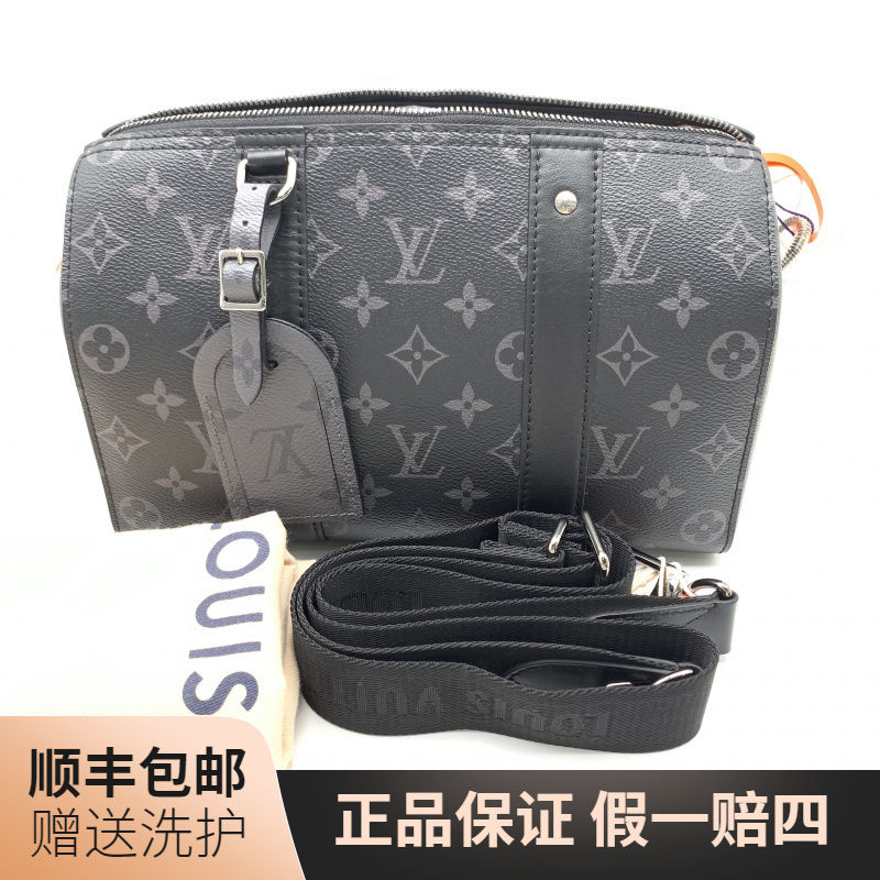 99新 LouisVuitton/路易威登 LV 黑武士KP27斜挎包/10019068 肩包